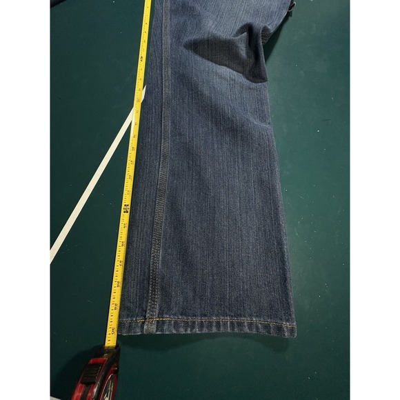 Carhartt Carpenter Jeans Men's 34x30 Relaxed Fit Dark Wash Denim Straight Leg - Picture 11 of 12